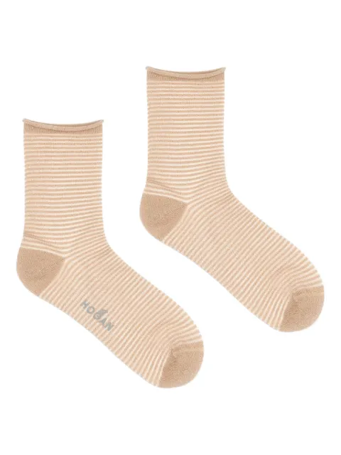 Hogan striped ankle socks