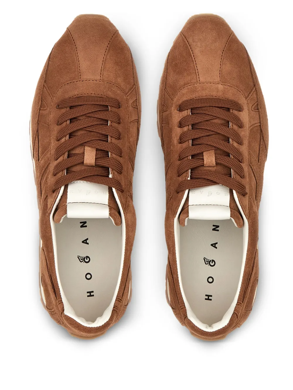 Hogan 86ER suède sneakers Bruin