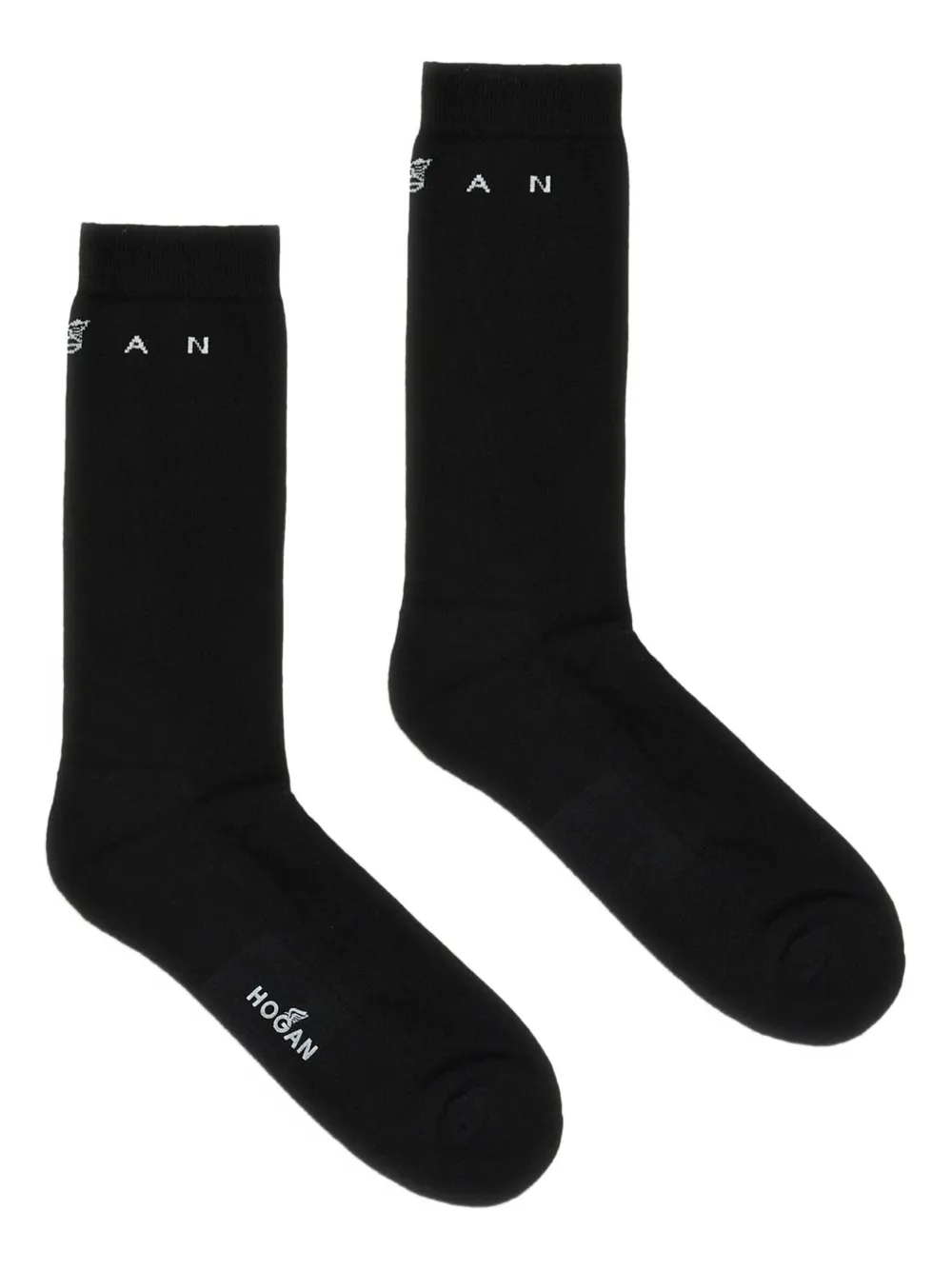 Hogan logo-embroidered socks | Black | Image 1