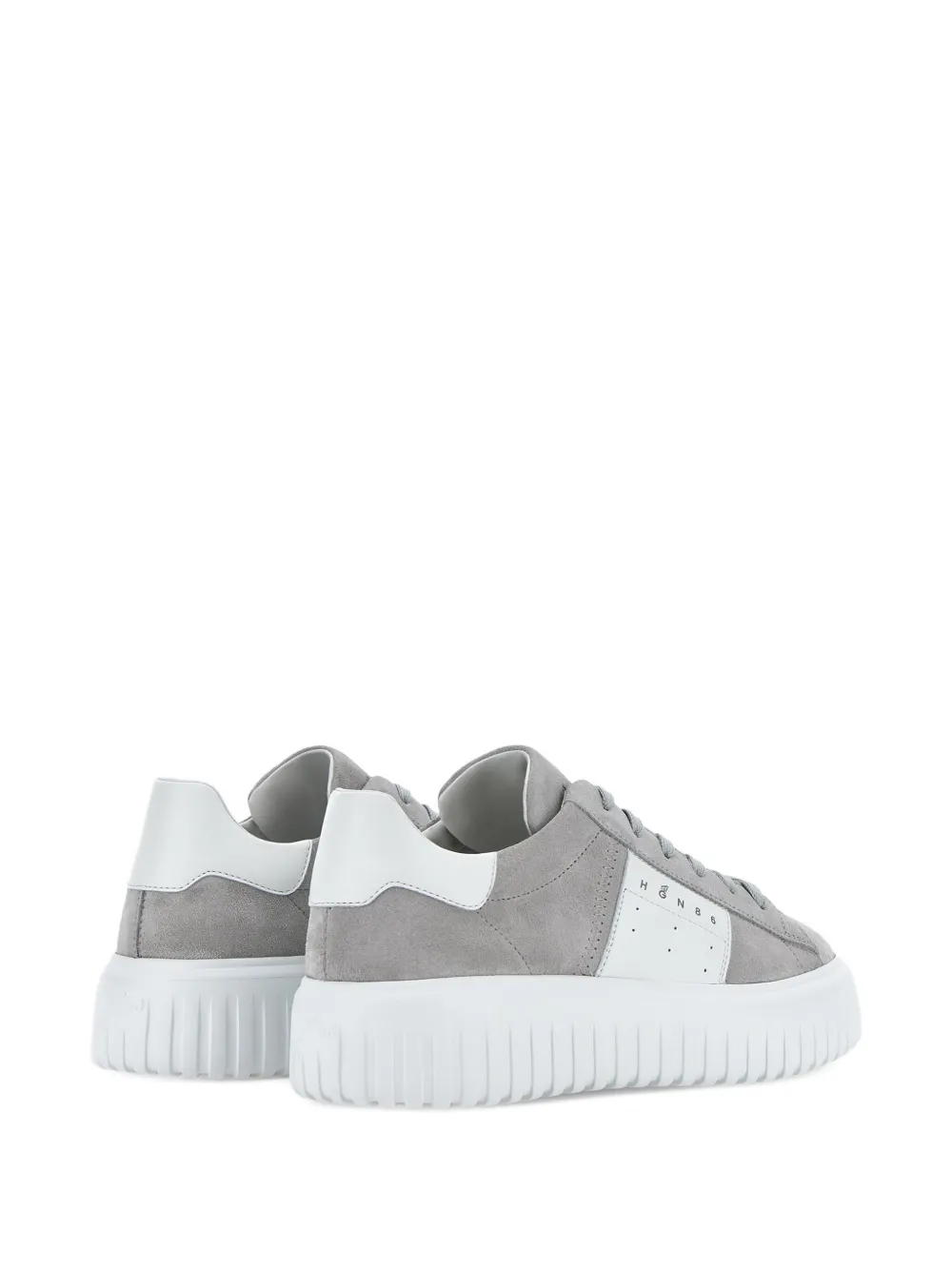 Hogan H-Stripes suède sneakers Grijs