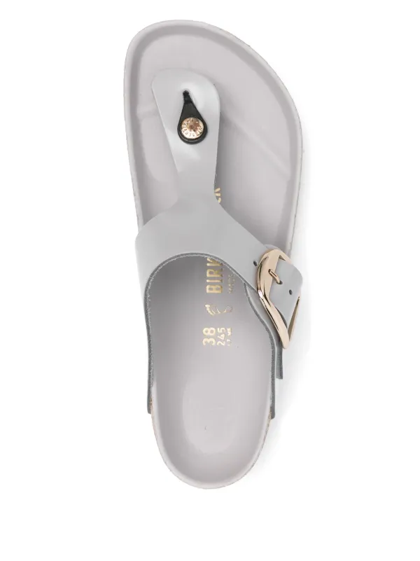 Birkenstock Gizeh Slides Grey FARFETCH JO