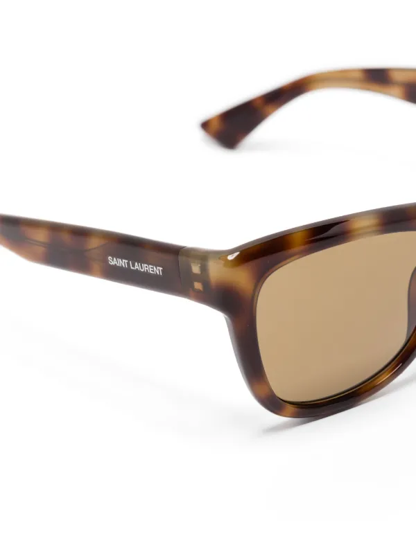 Saint Laurent Eyewear SL 816 サングラス | ブラウン | FARFETCH JP