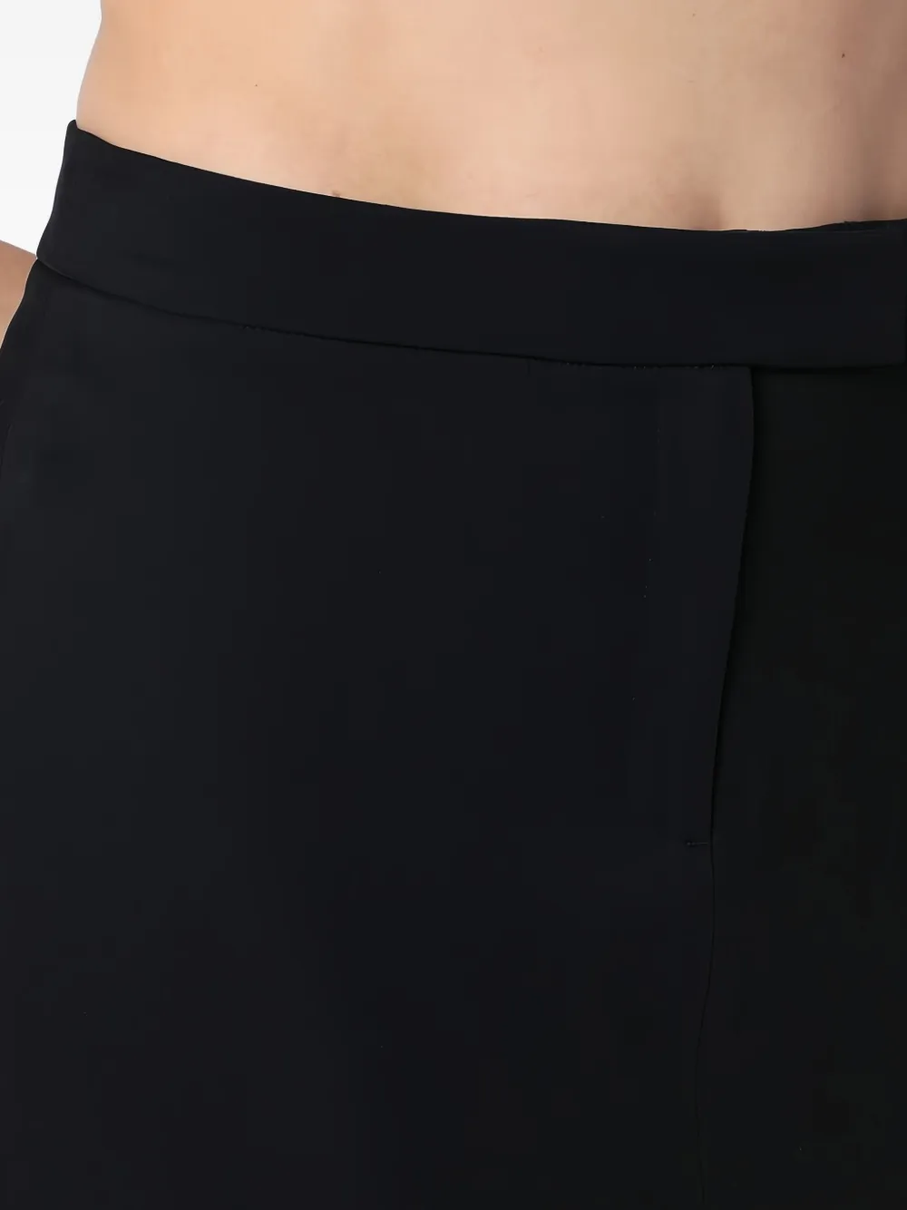 Calvin Klein Pencil Midi Skirt In Black