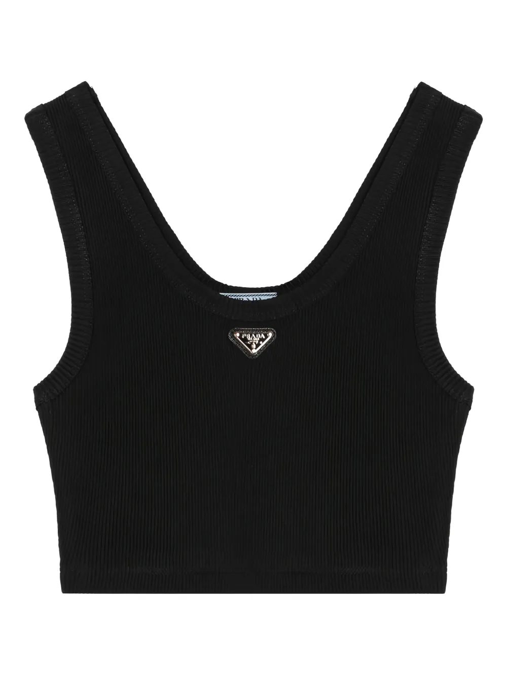Prada Cropped top Zwart