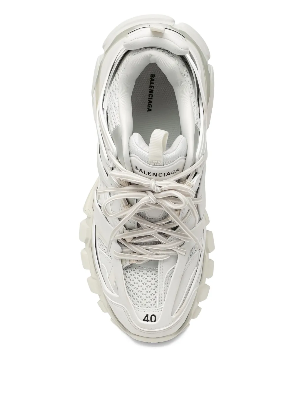 Balenciaga panelled sneakers White