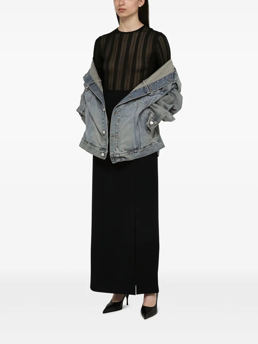 BALENCIAGA DROP-SHOULDER JACKET