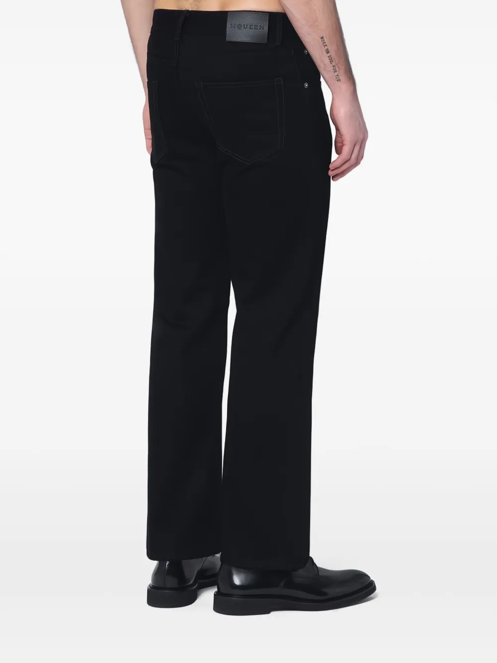 Alexander McQueen Straight jeans Zwart