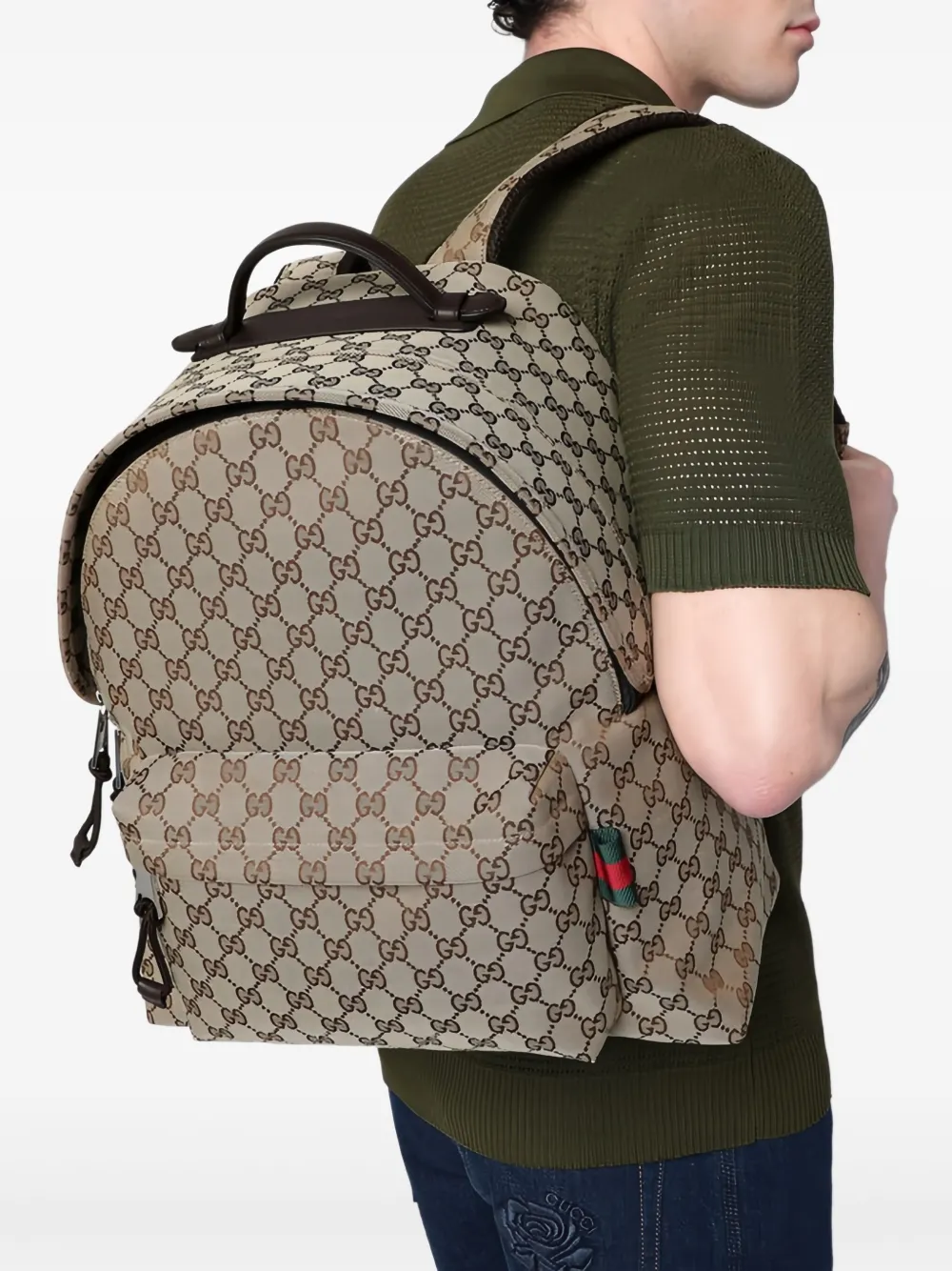 Gucci medium GG-canvas backpack | Image 2