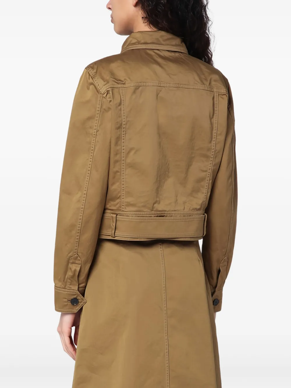 Saint Laurent Katoenen jack Bruin