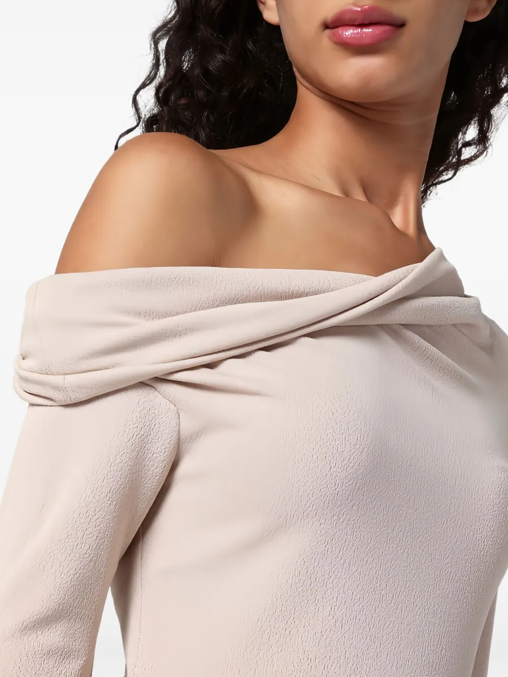 Givenchy Gedrapeerde top Beige