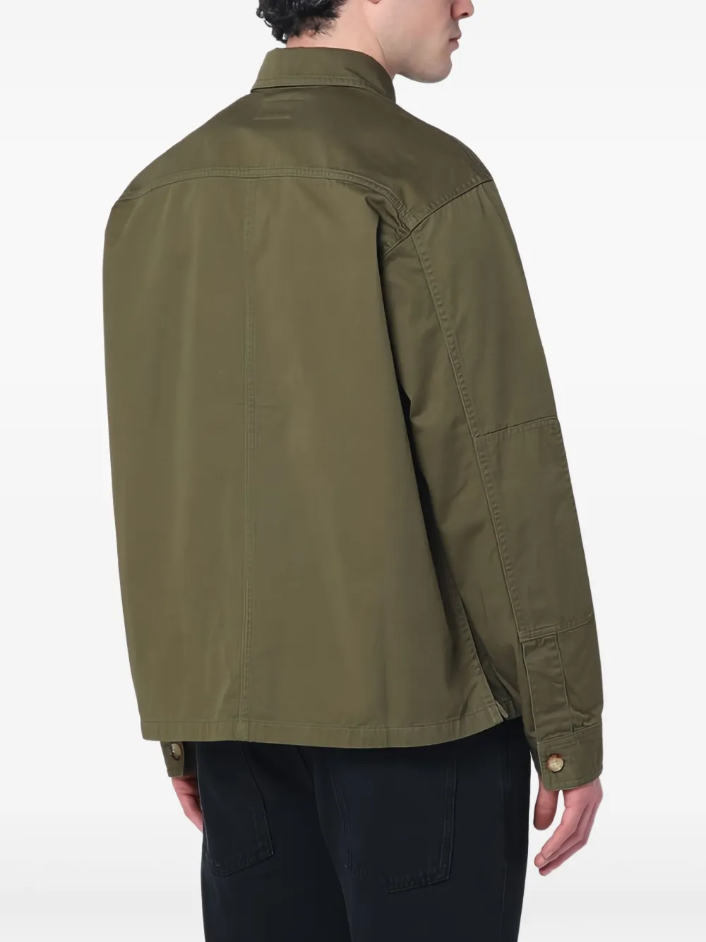 Saint Laurent Katoenen overhemd Groen