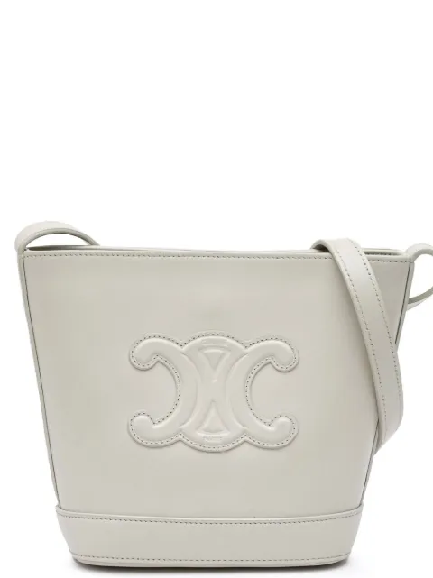 Céline Pre-Owned bolsa bucket Triomphe pequeña de piel de becerro 2022