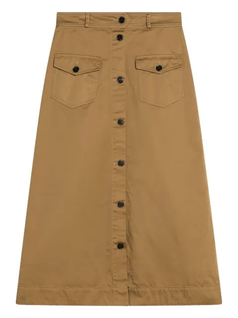 Saint Laurent cotton skirt