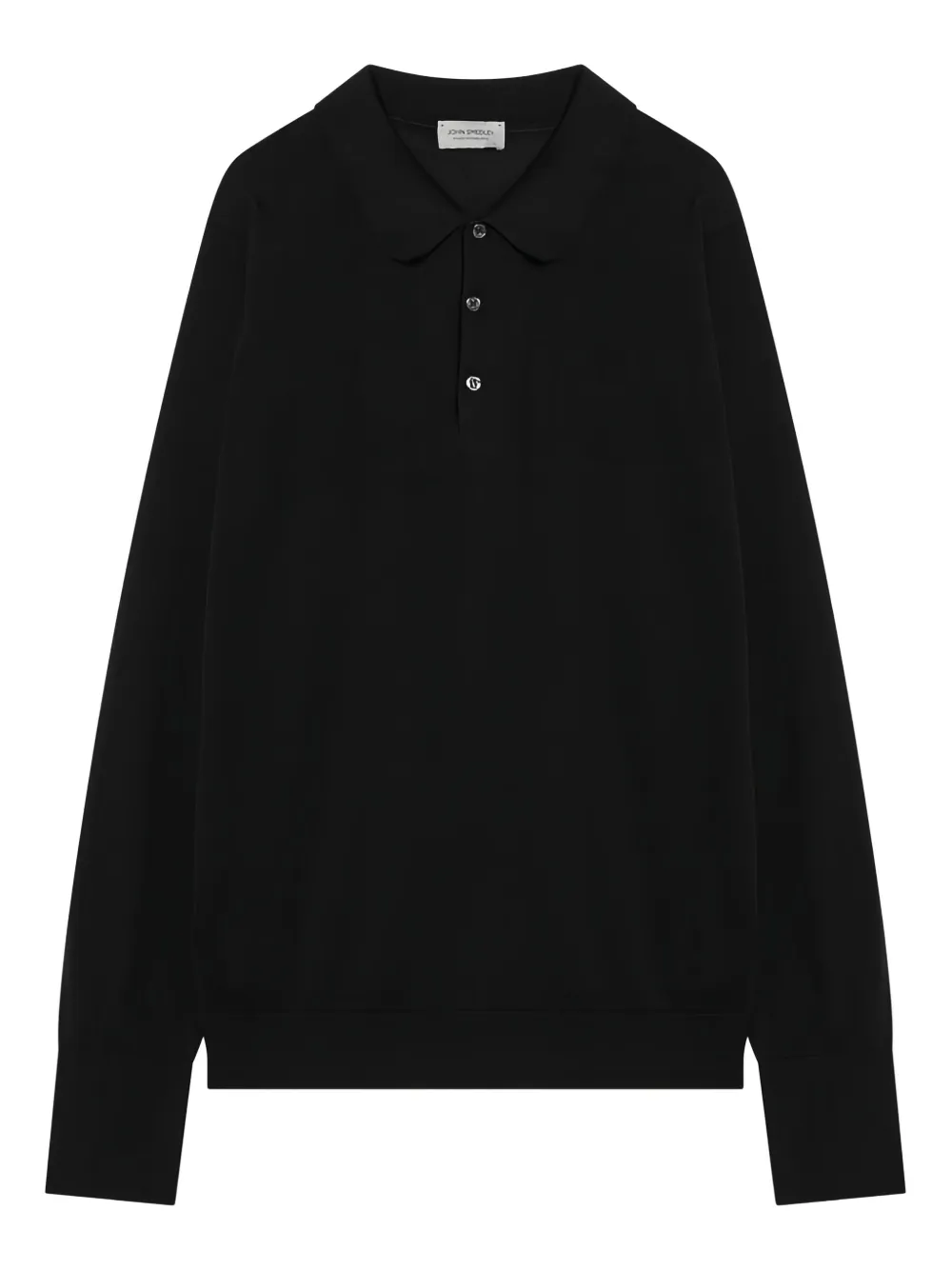 John Smedley Finchley polo shirt | Black | Image 1