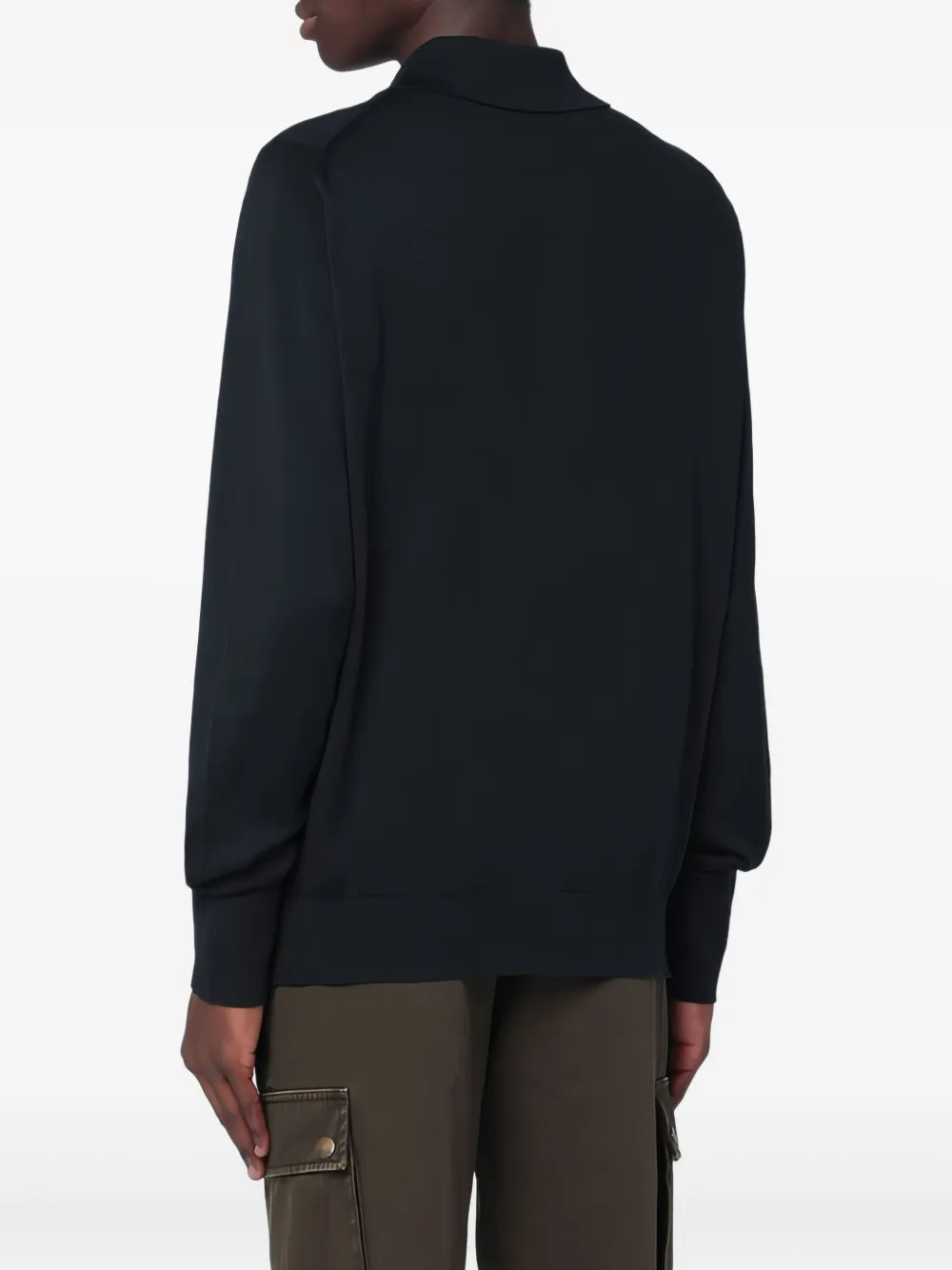 John Smedley Finchley poloshirt Zwart