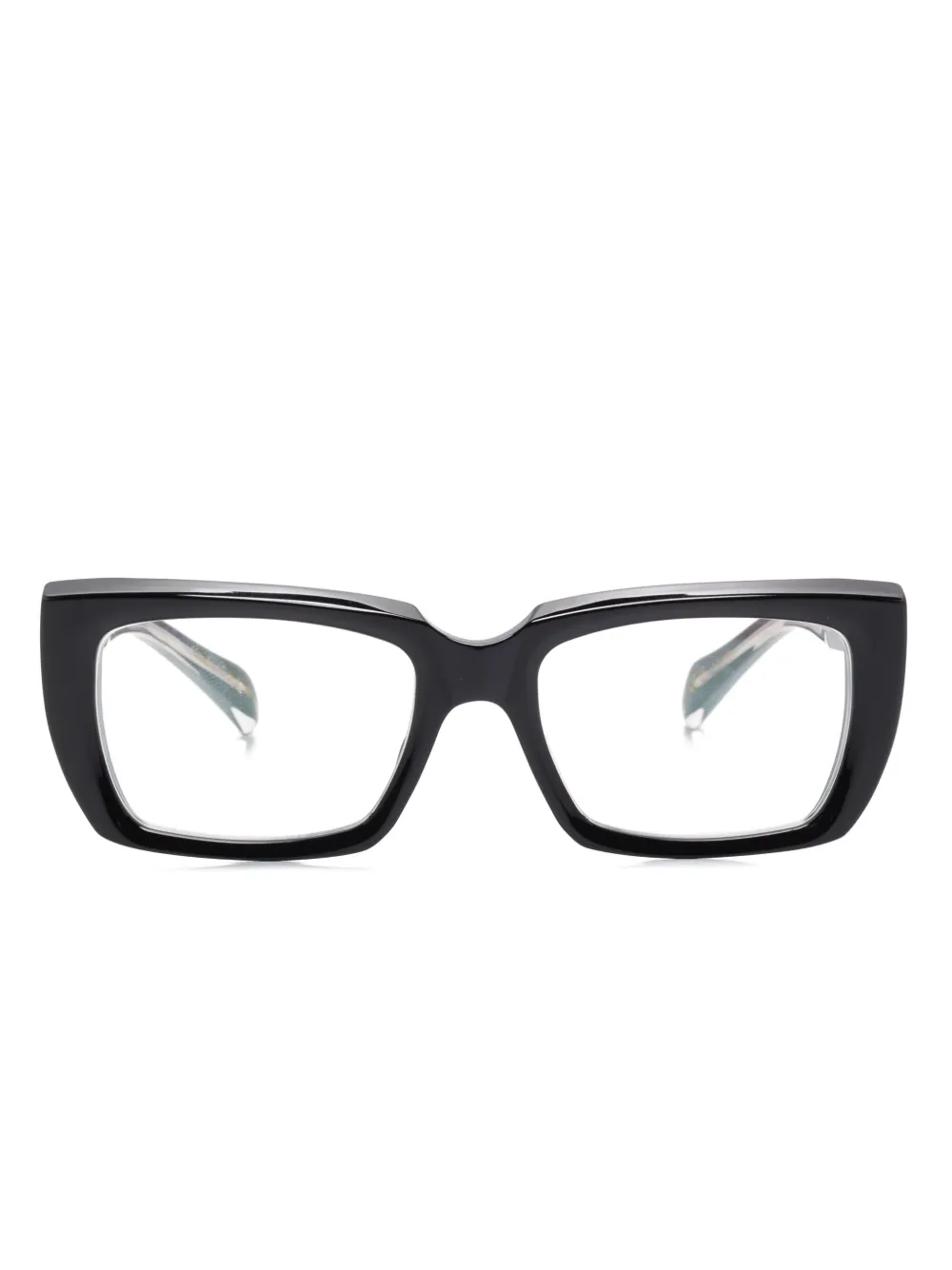Takaori square-frame glasses | Black | Image 1