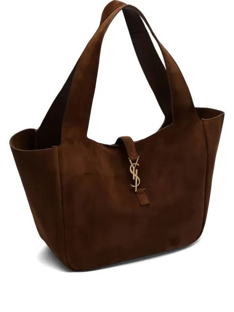 Saint Laurent suede tote bag