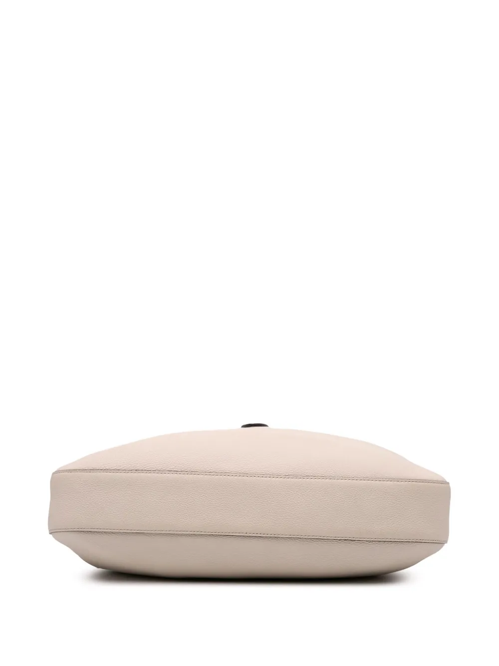 Pre-owned Gucci 2016-2024 Calfskin Soft Jackie Hobo Bag In White
