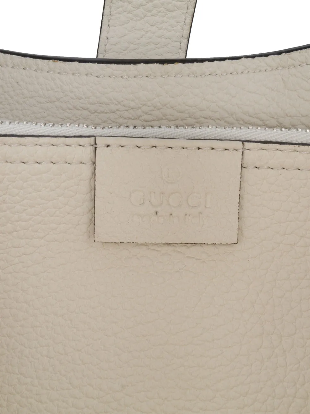 Pre-owned Gucci 2016-2024 Calfskin Soft Jackie Hobo Bag In White