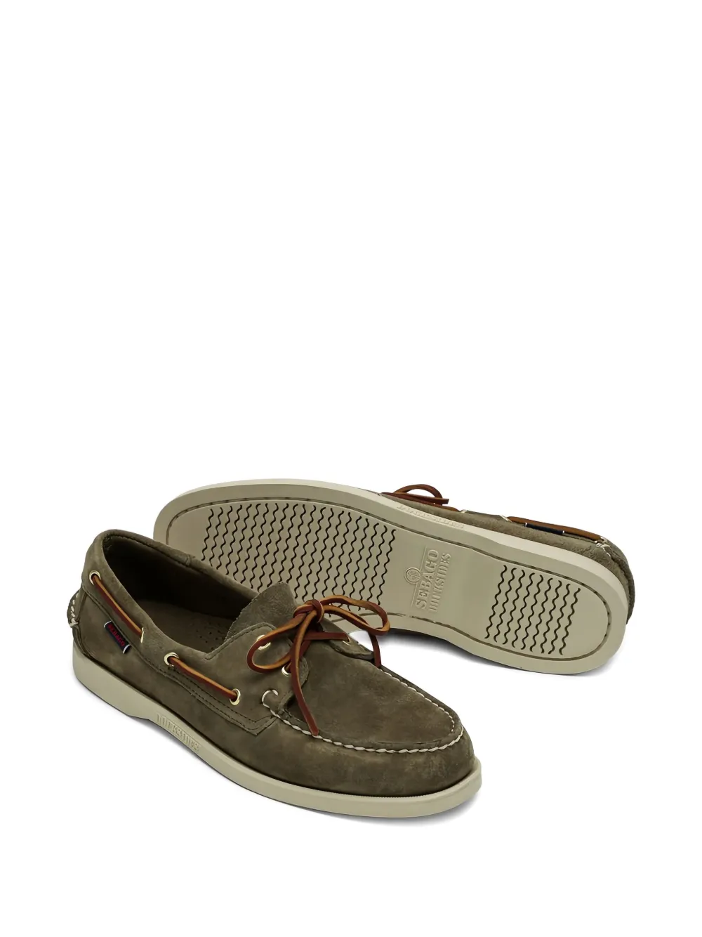 Sebago suede boat shoes Green