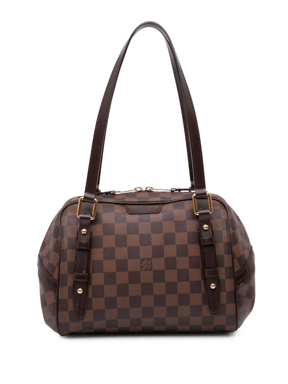 Louis Vuitton Pre-Owned 2010s ダミエ エベヌ リビングトン PM ショルダーバッグ - ブラウン Louis Vuitton Pre-Owned 2010s ダミエ エベヌ リビングトン PM ショルダーバッグ - ブラウン