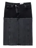 Alexander McQueen Hybrid midi skirt - Black