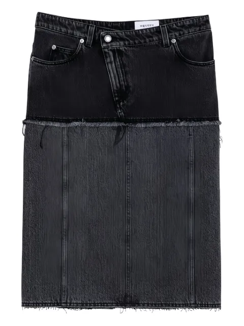 Alexander McQueen Hybrid midi skirt