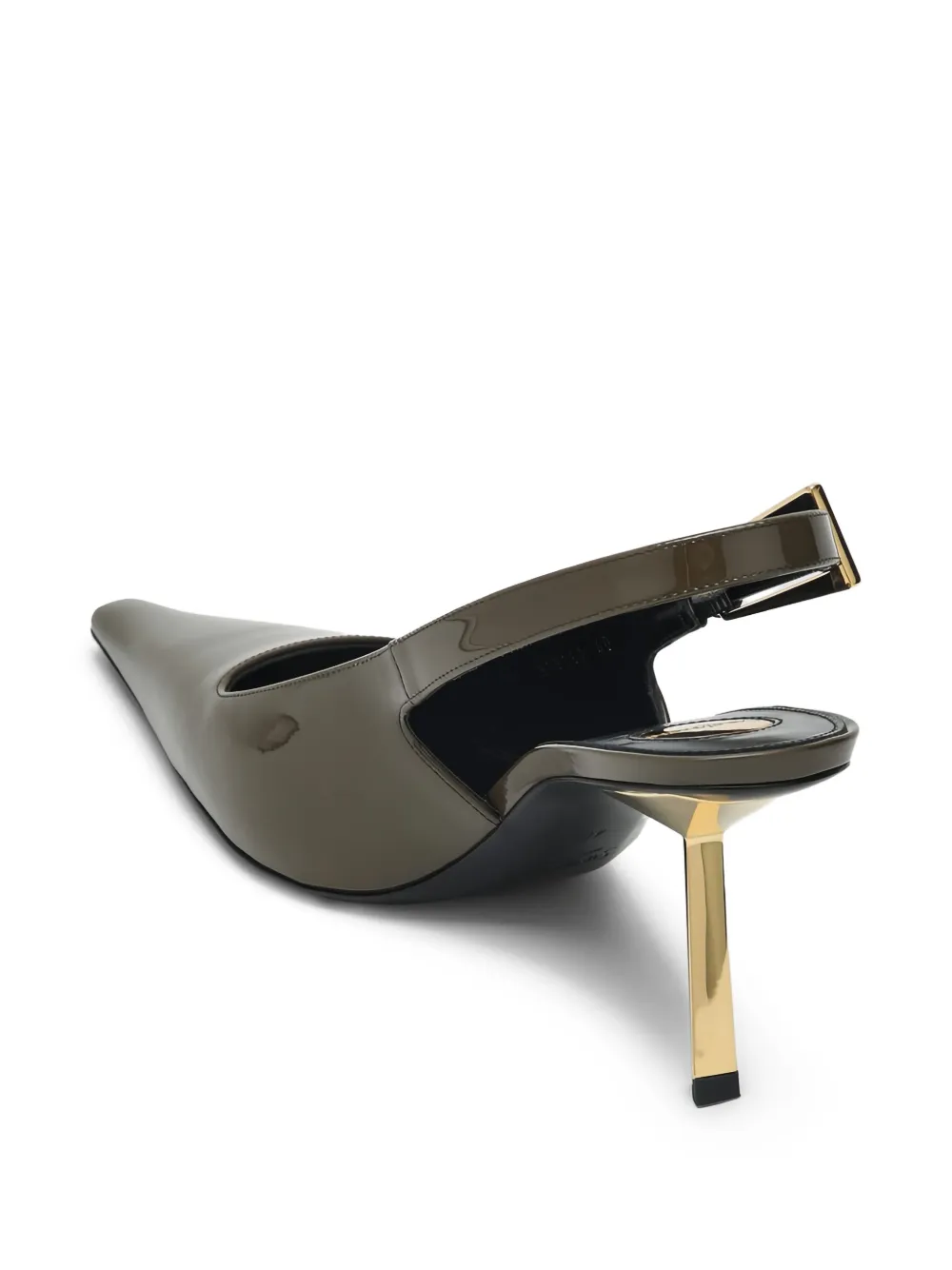 Saint Laurent 75 mm Lee slingback pumps - Groen