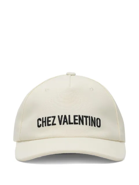 Valentino Garavani gorra de béisbol con logo bordado