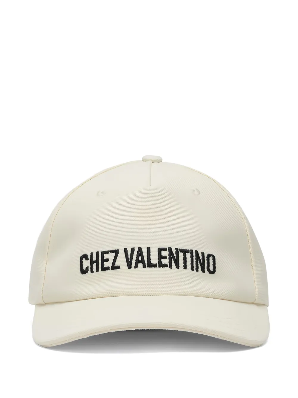 Valentino Garavani Honkbalpet met geborduurd logo - Beige