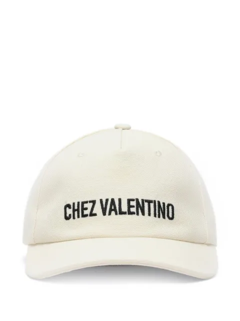 Valentino Garavani gorra de béisbol Chez de algodón