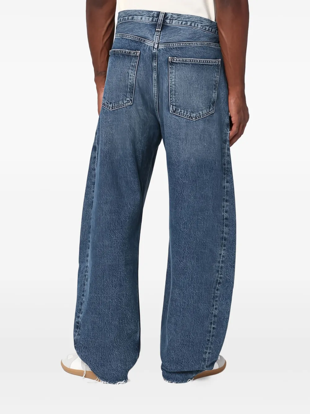 AGOLDE Katoenen denim broek Blauw