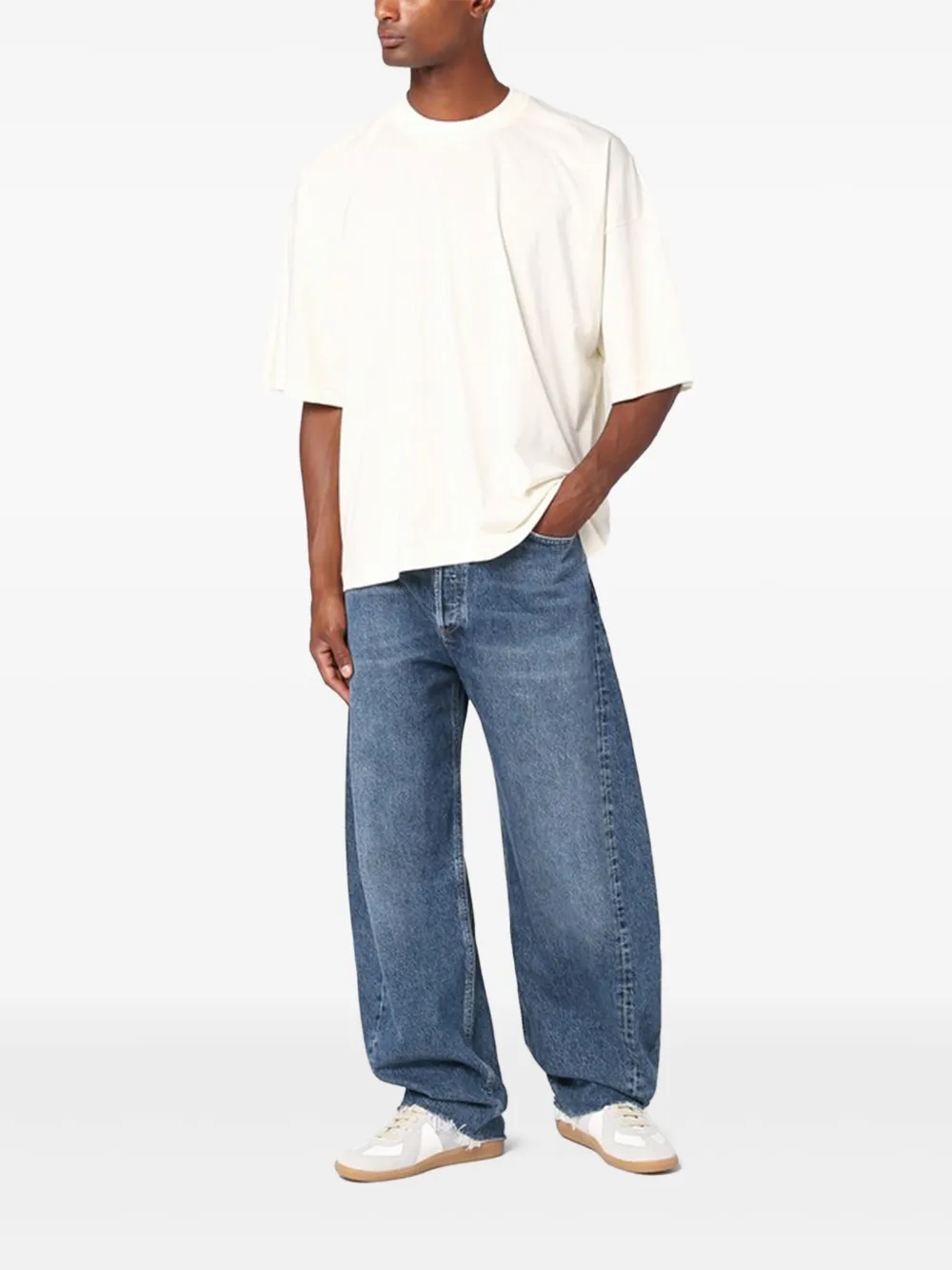 AGOLDE Katoenen denim broek - Blauw