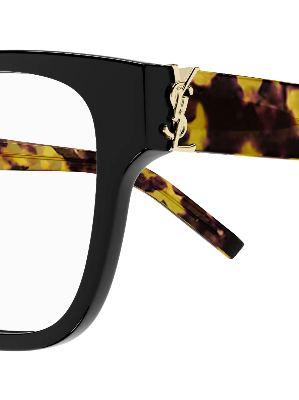 Saint Laurent Eyewear Bril met vierkant montuur Zwart