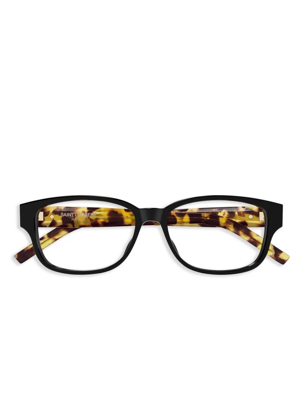 Saint Laurent Eyewear rectangle-frame glasses | Black | Image 1