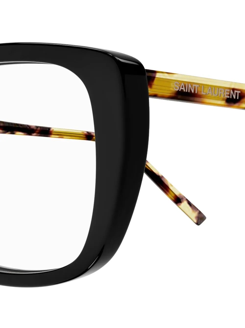 Saint Laurent Eyewear Bril met vierkant montuur Zwart