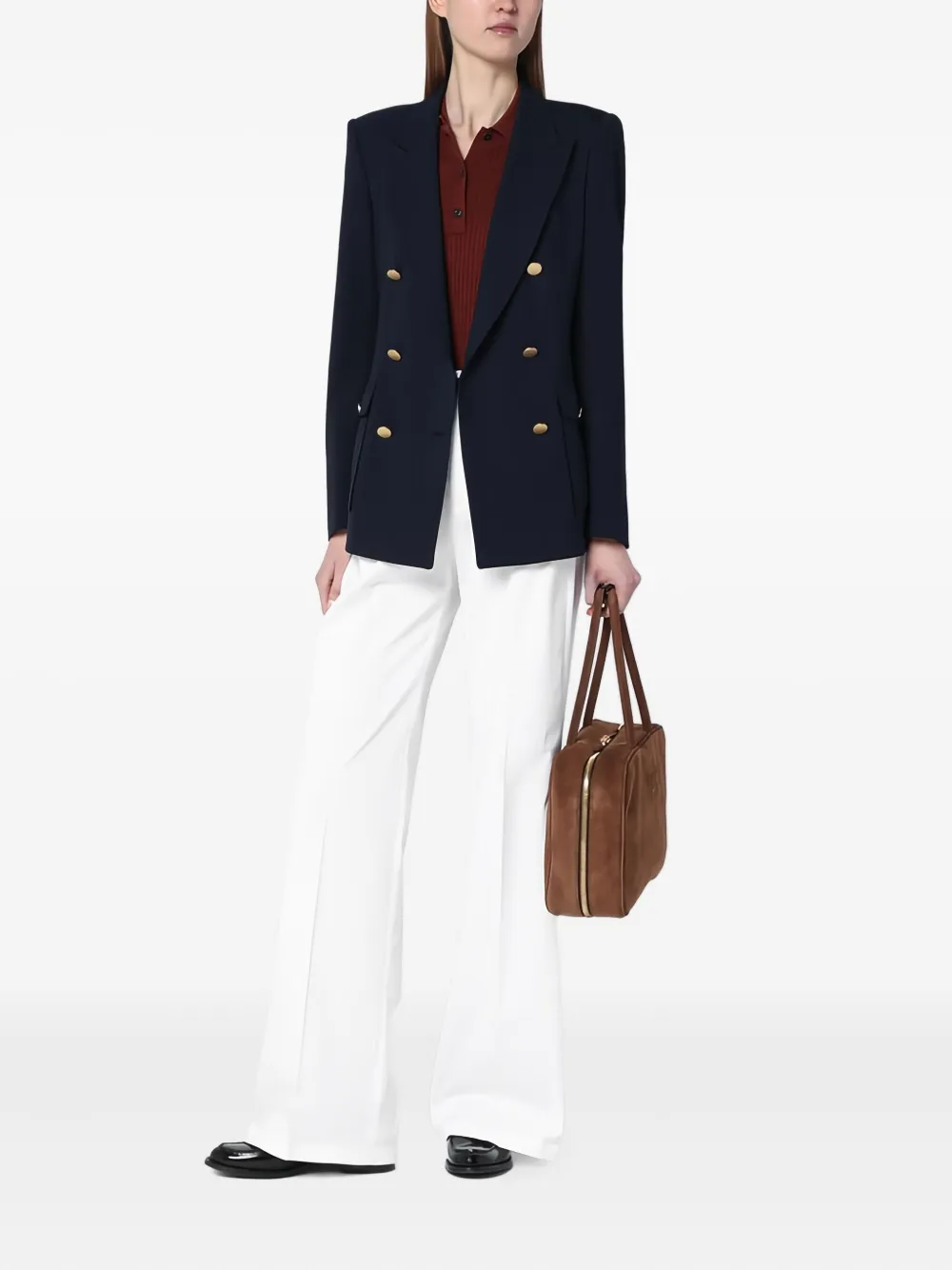 Department 5 Misa broek met wijde pijpen - Wit