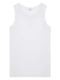 Alexander McQueen cotton tank top - White