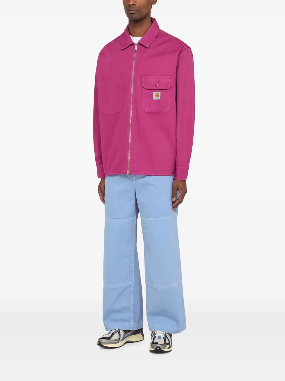 Carhartt WIP Garrison twill broek Blauw