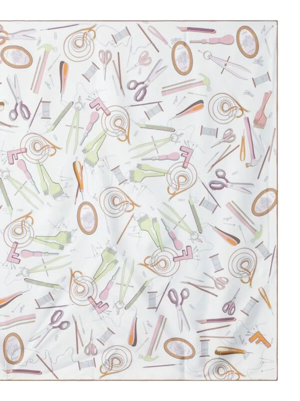FENDI Sjaal met print - Wit