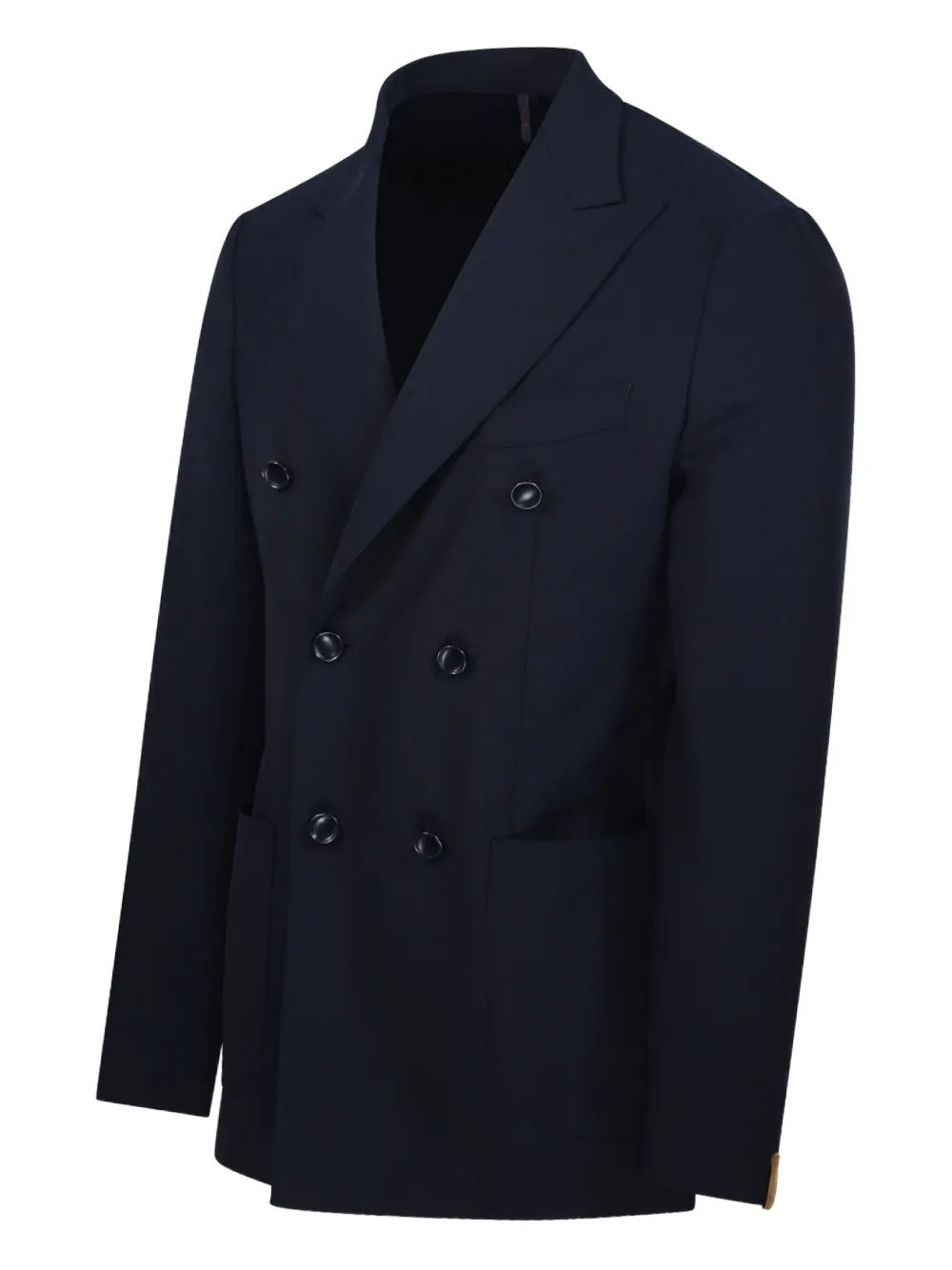 Santaniello Blazer met dubbele rij knopen Blauw