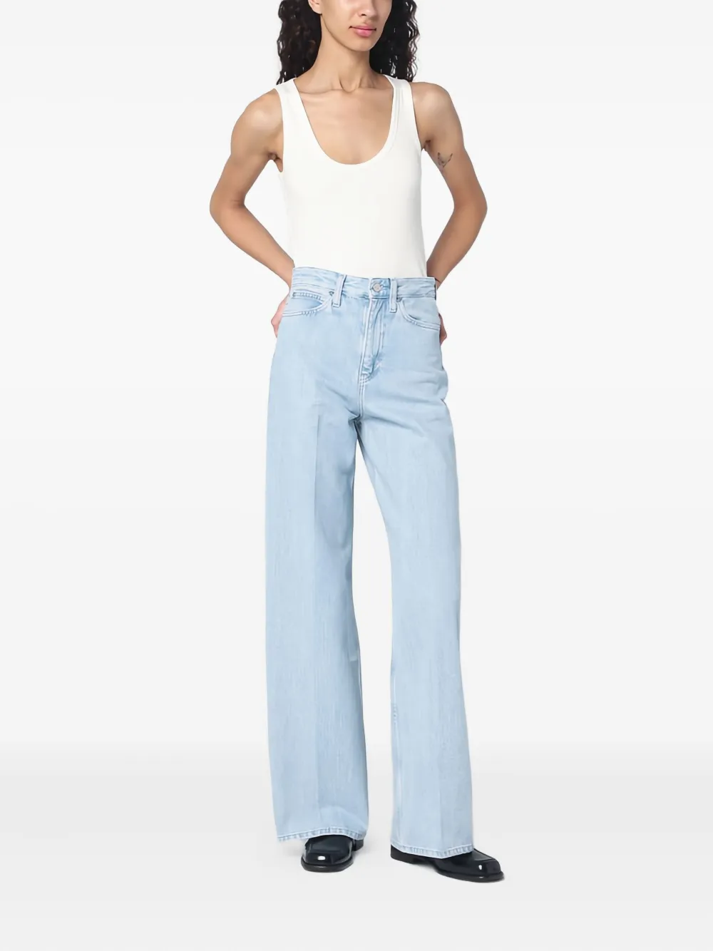 Calvin Klein ribbed scoop-neck tank top | Vests & Tank Tops | Image 2
