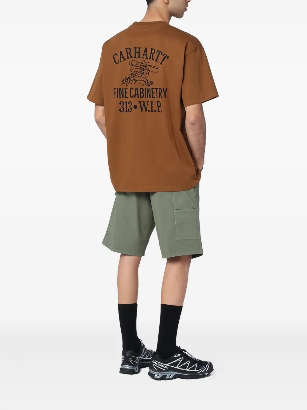 Carhartt WIP Cabinetry T-shirt met grafische print Oranje