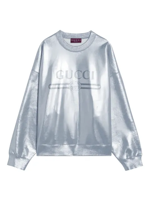 Gucci sudadera con logo estampado