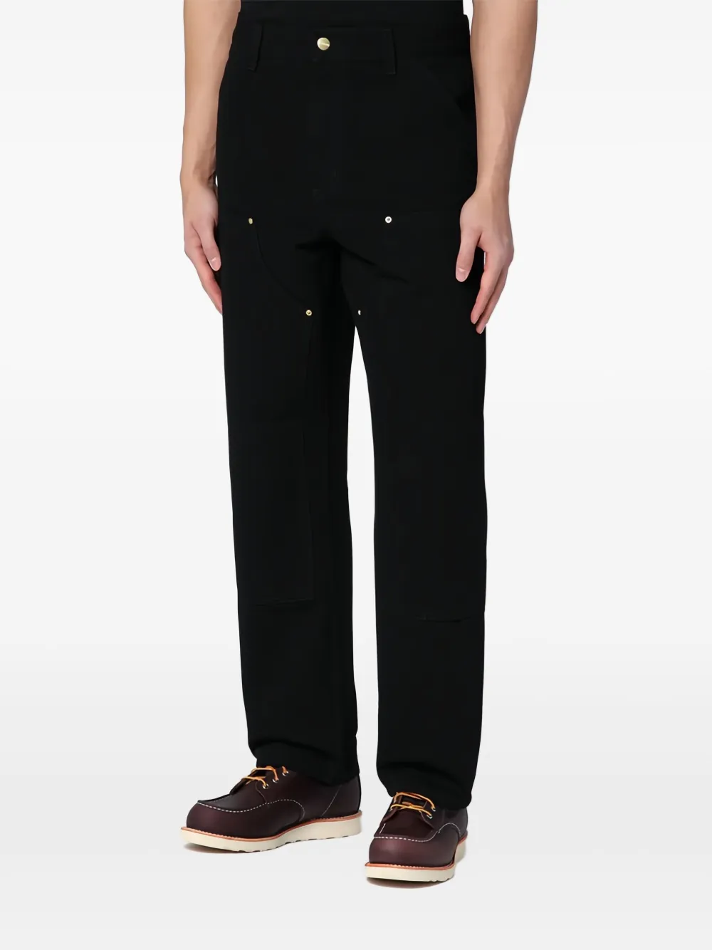 Carhartt WIP Broek met logopatch Zwart