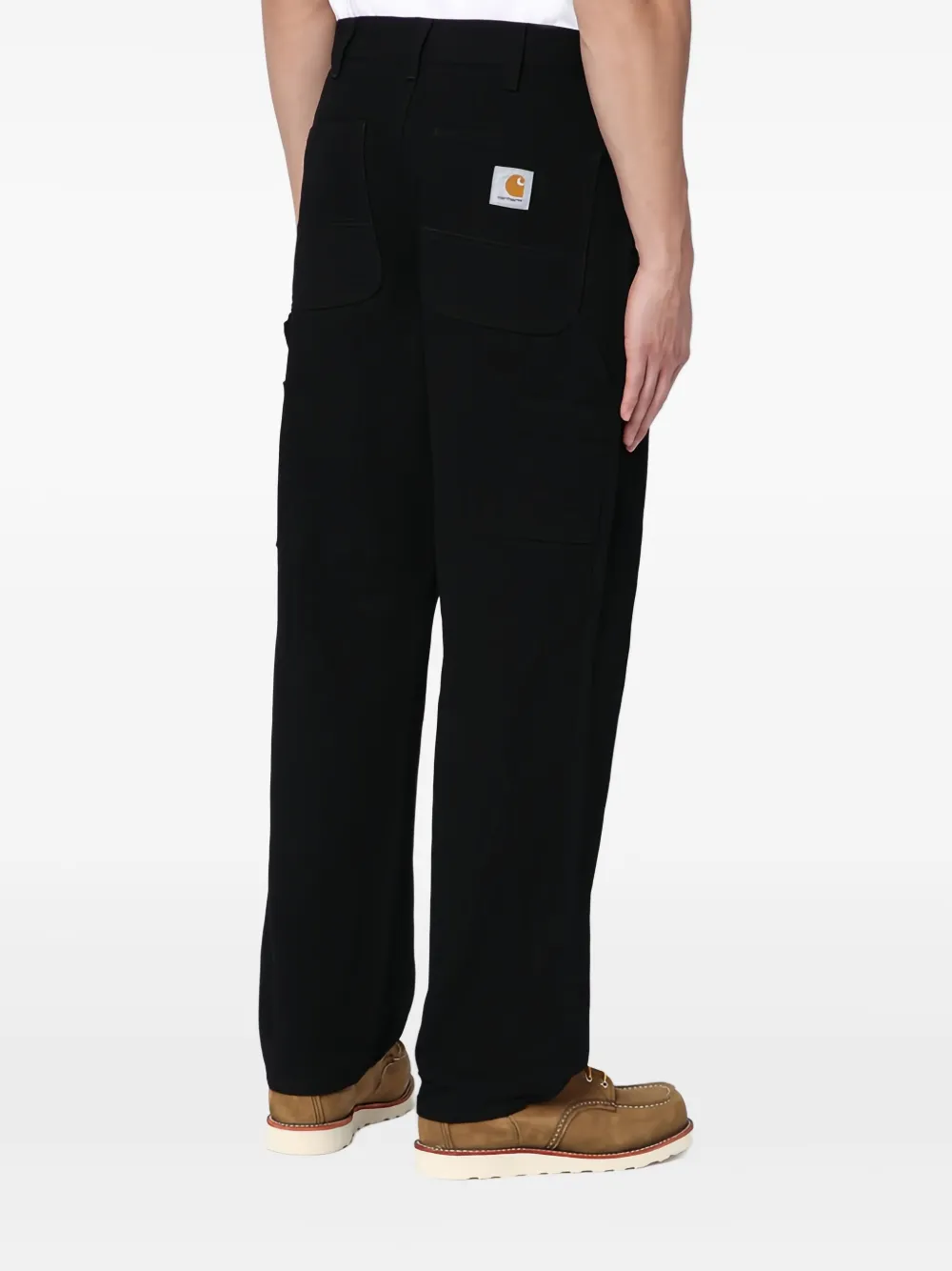 Carhartt WIP Broek met logopatch Zwart
