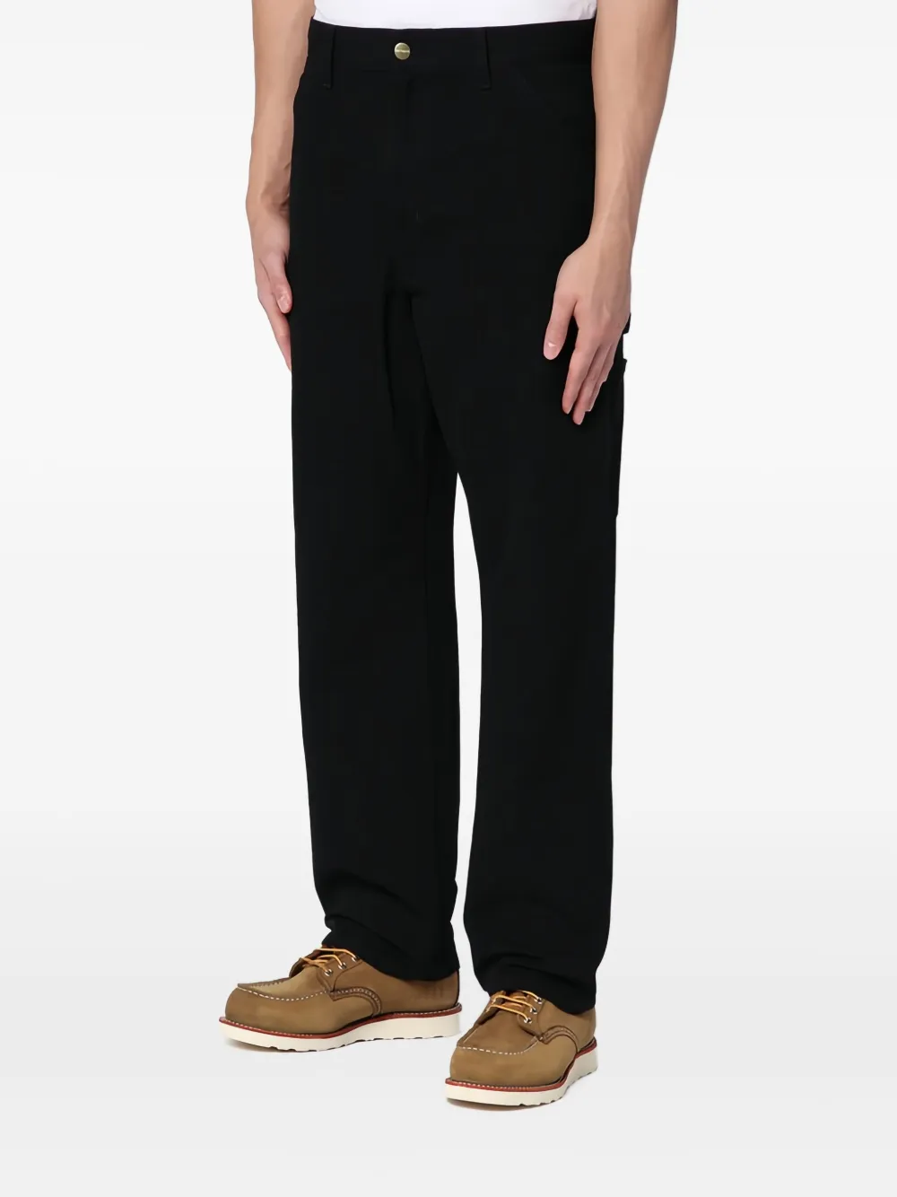 Carhartt WIP Broek met logopatch Zwart