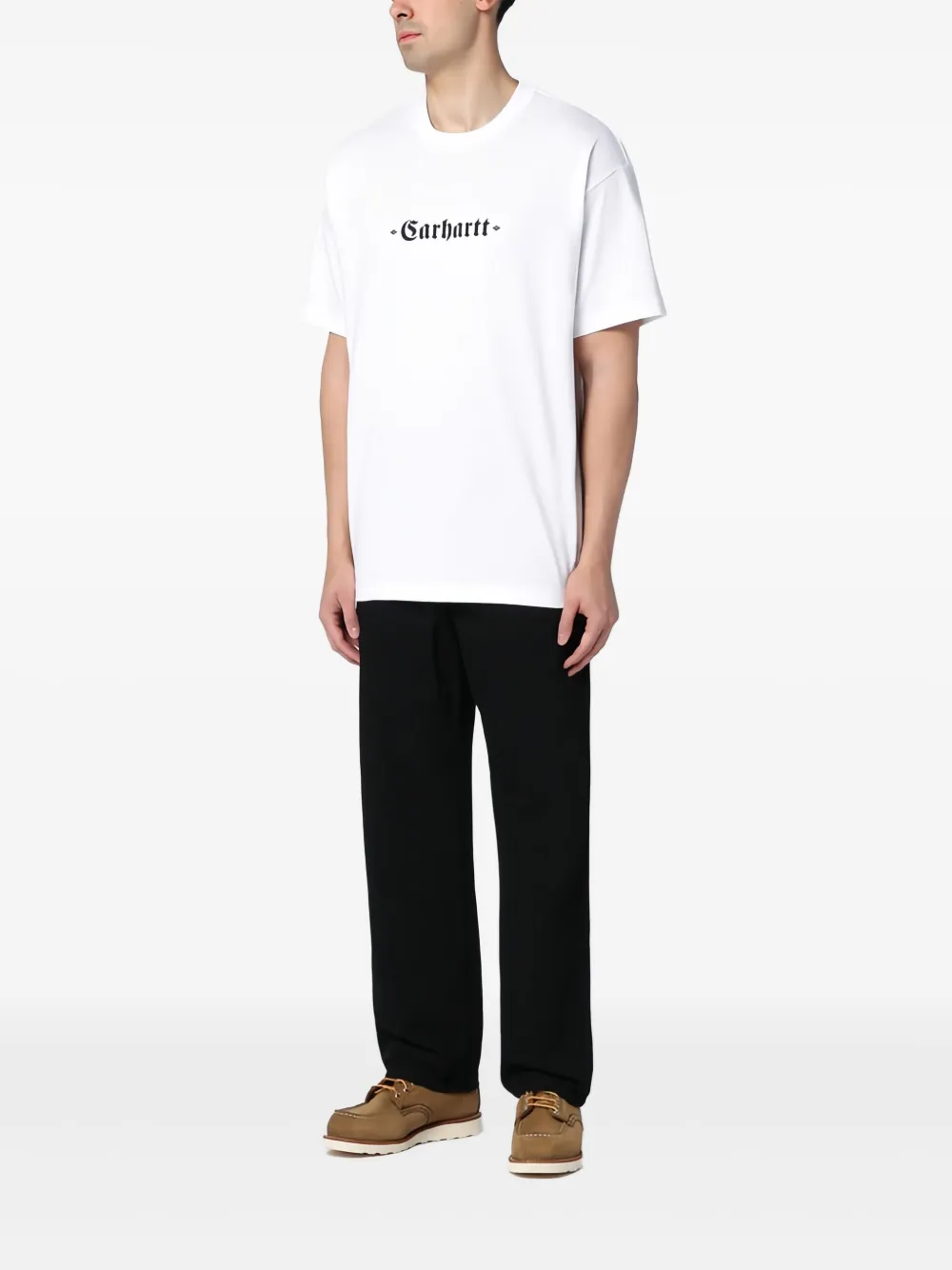 Carhartt WIP Broek met logopatch - Zwart
