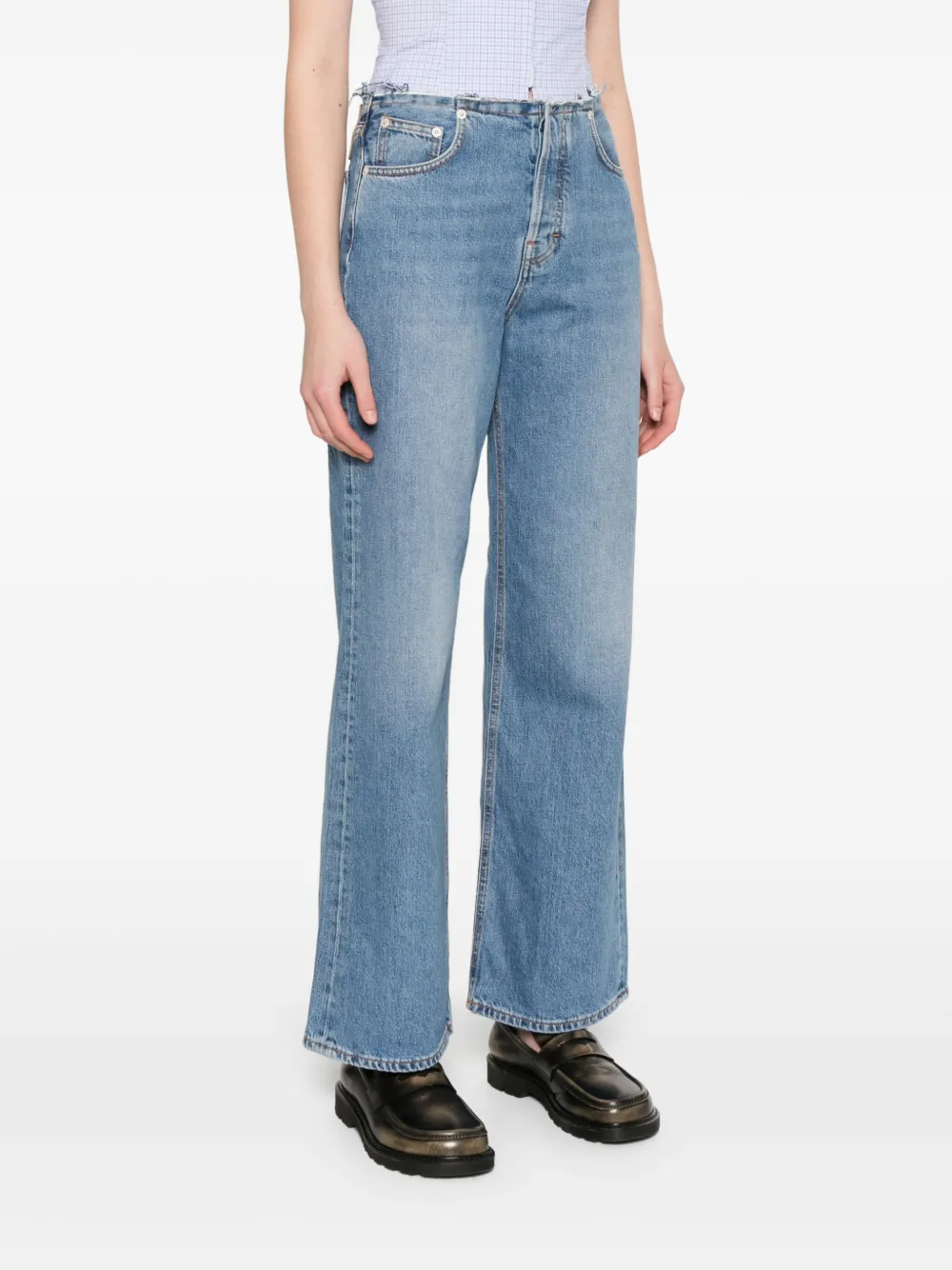 Haikure Korea jeans Blauw