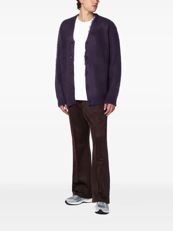 Needles カーディガン 2023 パープル Needles Vネック カーディガン | パープル | FARFETCH JP
